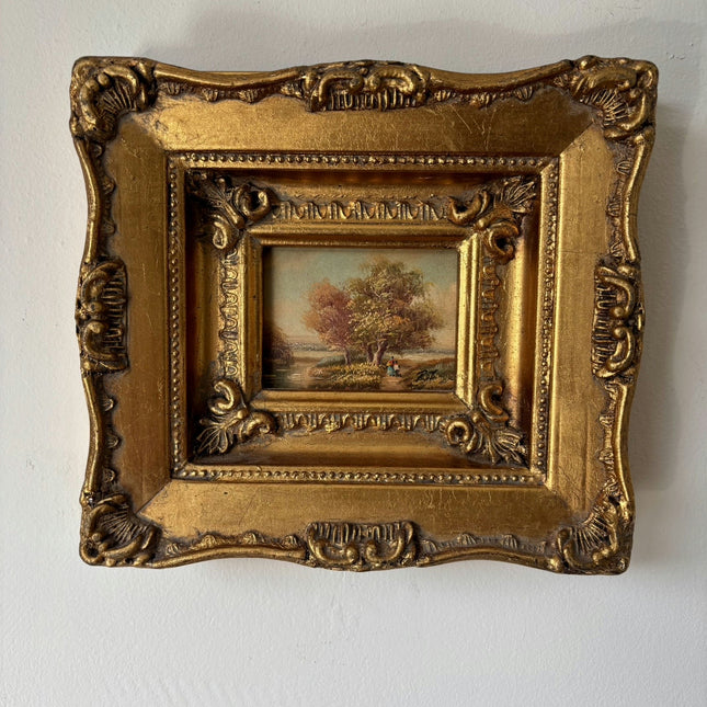 Fine Oil Painting Landscape "Autumn Trees" Classic Small Artwork Holland Art Shop