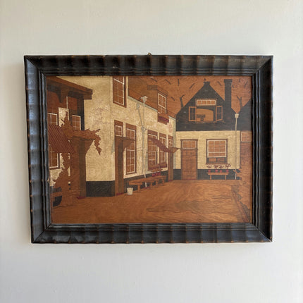 Classic Cityscape Oil Painting "Framed Painting" Handcrafted Artwork Holland Art Shop