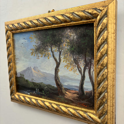 Authentic Landscape Oil Painting "Gilded Frame" Classic Spanish Art Holland Art Shop