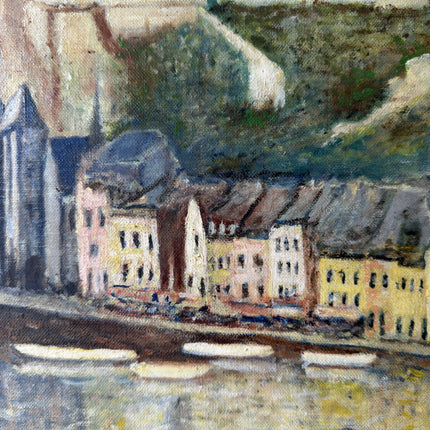 Striking Oil Painting Cityscape "Church Spire" Intriguing Medium Artwork Holland Art Shop