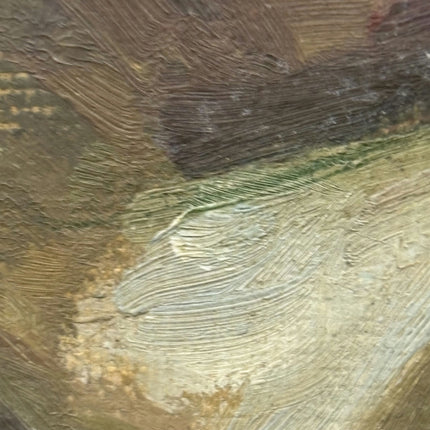 Detailed Portrait Oil Painting "Textured Surface" Traditional Small Artwork Holland Art Shop