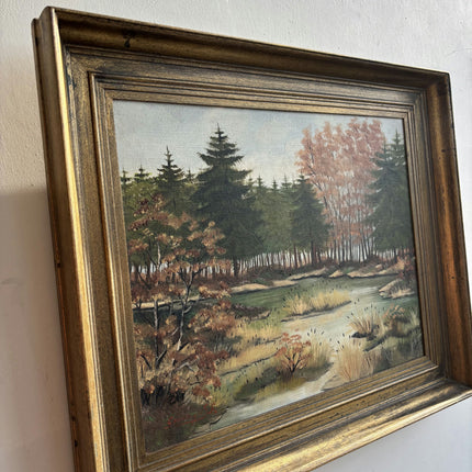 Elegant Landscape Oil Painting "Autumn Trees" Classic Artwork Holland Art Shop