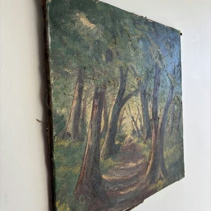 Authentic Landscape Oil Painting "Arched Trees" Traditional Art Holland Art Shop