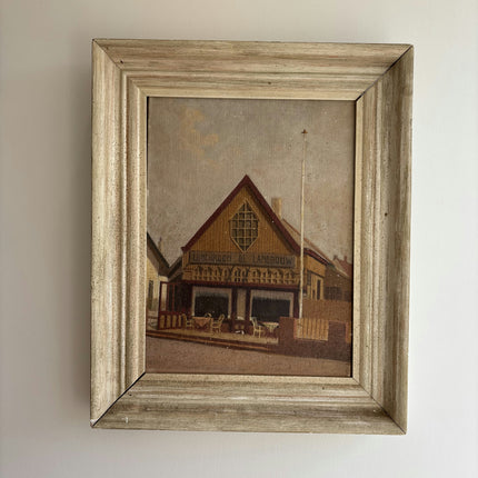 Handcrafted Cityscape Oil Painting "Framed Painting" Traditional Art Holland Art Shop