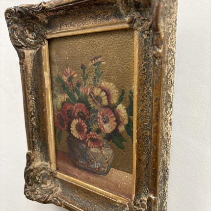 Traditional Floral Still Life Oil Painting "Flower Vase" Vintage Madrid Art Holland Art Shop