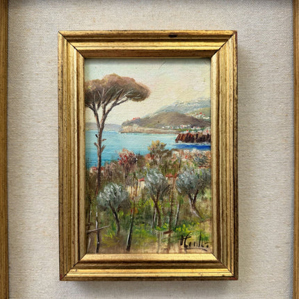 Handcrafted Landscape Oil Painting "Lone Tree" Elegant Small Art Holland Art Shop