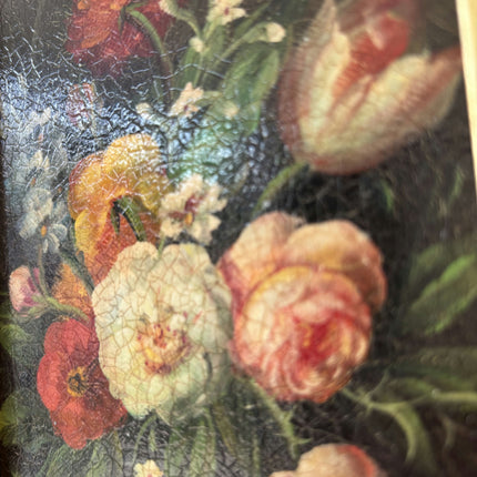 Expressive Floral Still Life Oil Painting "Flower Bouquet" Refined Small Art Holland Art Shop