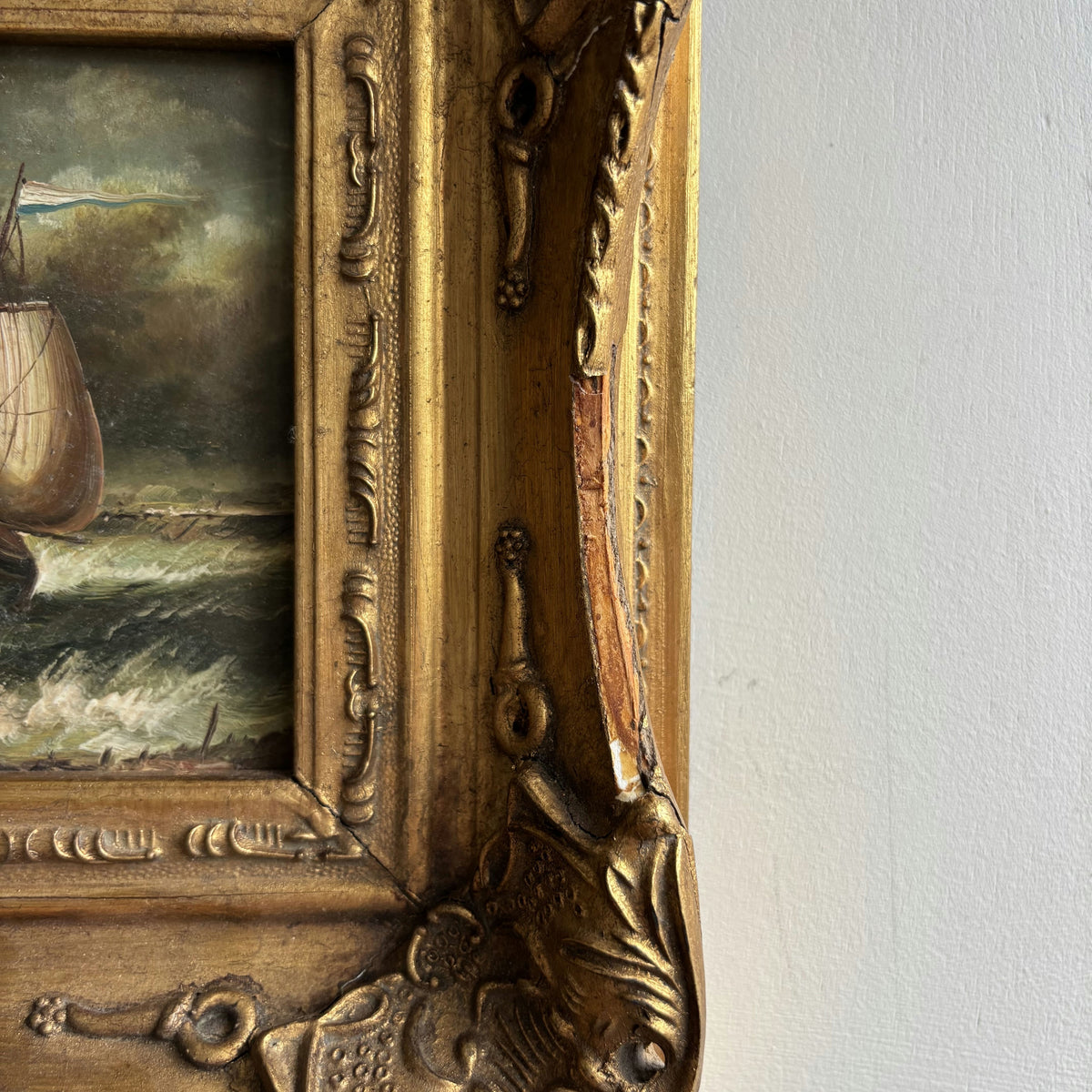 Elegant Seascape Oil Painting 