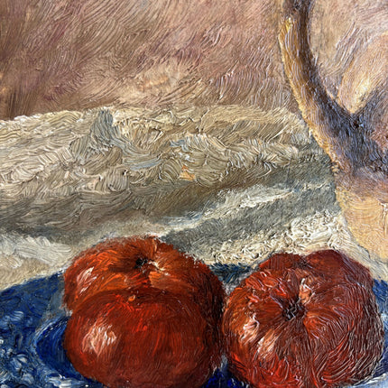 Rustic Still Life Oil Painting "Blue Jug" Refined Art Holland Art Shop