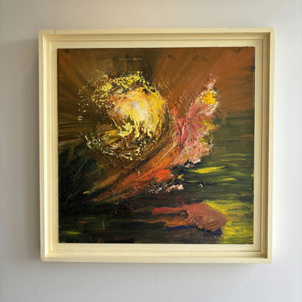 Handcrafted Scenery Oil Painting "Exploding Sun" Traditional Artwork Holland Art Shop