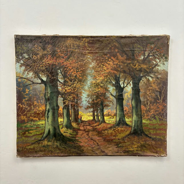 Refined Landscape Oil Painting "Canvas Back" Detailed Artwork Holland Art Shop