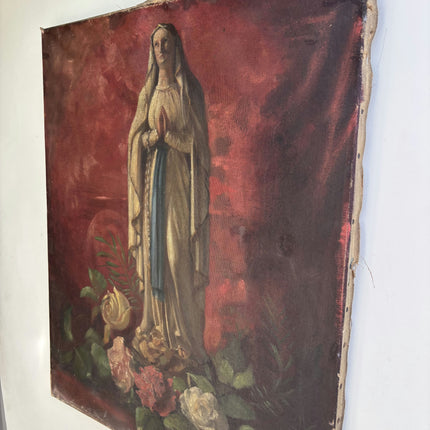 Original Portrait Oil Painting "Praying Woman" Expressive Art Holland Art Shop