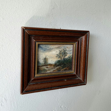 Traditional Landscape Oil Painting "Framed Landscape" Refined Small Artwork Holland Art Shop