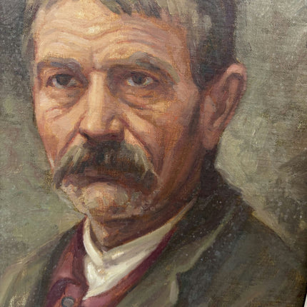 Classic Portrait Oil Painting "Older Man" Handcrafted French Artwork Holland Art Shop