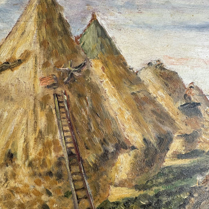 Expressive Scenery Oil Painting "Haystack Pile" Classic Art Holland Art Shop