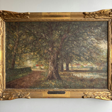 Classic Landscape Oil Painting "Gilded Frame" Expressive Artwork Holland Art Shop