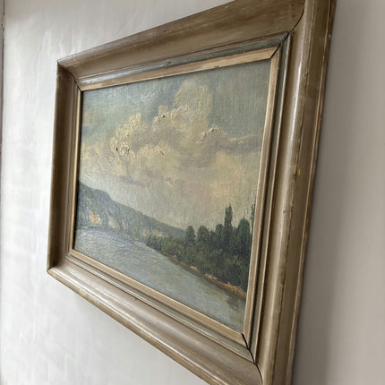 Vintage Landscape Oil Painting "River View" Classic Artwork Holland Art Shop