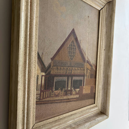 Handcrafted Cityscape Oil Painting "Framed Painting" Traditional Art Holland Art Shop