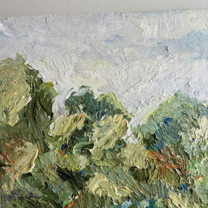 Detailed Landscape Oil Painting "Green Foliage" Expressive Artwork Holland Art Shop