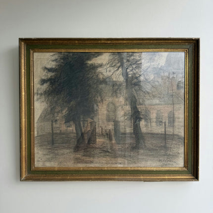 Rustic Landscape Oil Painting "Framed Painting" Elegant Large Art Holland Art Shop