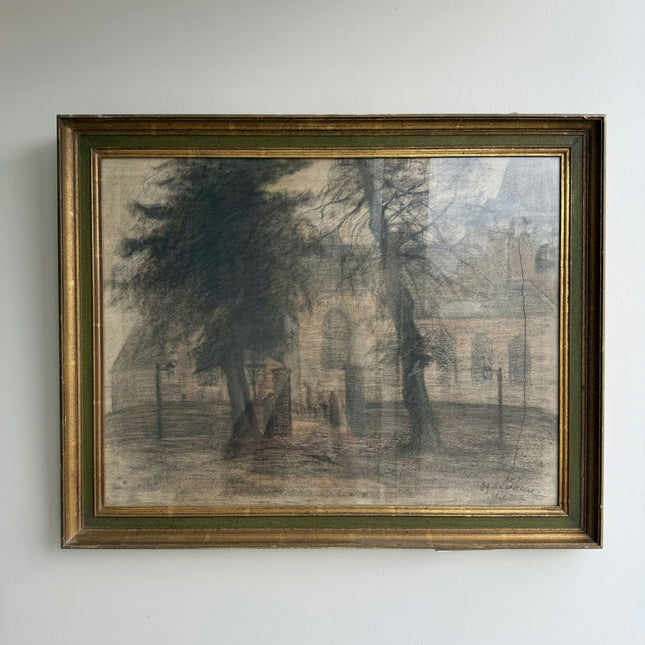 Rustic Landscape Oil Painting "Framed Painting" Elegant Large Art Holland Art Shop