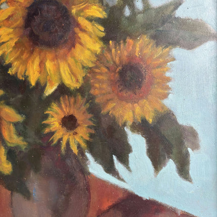 Classic Floral Still Life Oil Painting "Sunflower Bouquet" Refined Artwork Holland Art Shop