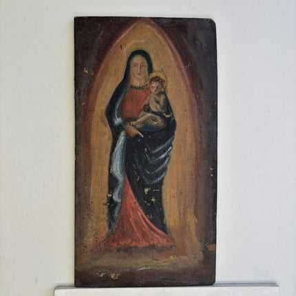 Classic Religious  Oil Painting "Madonna Child" Rustic Art Holland Art Shop