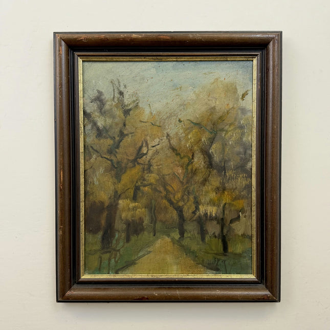 Rustic Landscape Oil Painting "Textured Surface" Original Artwork Holland Art Shop