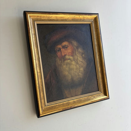 Classic Portrait Oil Painting "Bearded Man" Timeless Small Artwork Holland Art Shop