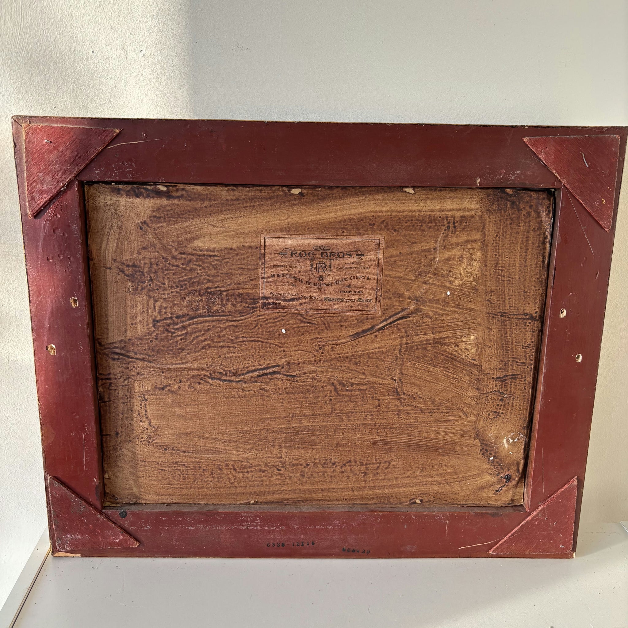 19th Century Cityscape Oil Painting 