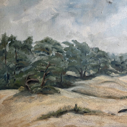 Rustic Landscape Oil Painting "Framed Landscape" Detailed Artwork Holland Art Shop