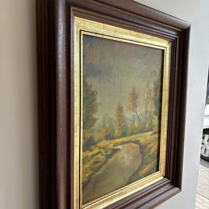 Refined Landscape Oil Painting "Framed Painting" Vintage Large Art Holland Art Shop