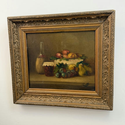 Elegant Still Life Oil Painting "Fruit Bowl" Original Large Artwork Holland Art Shop