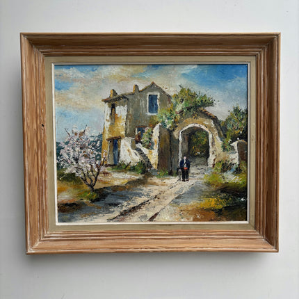 Classic Landscape Oil Painting "Old House" Traditional Art Holland Art Shop