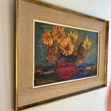 Authentic Floral Still Life Oil Painting "Sunflower Bouquet" Timeless Art Holland Art Shop