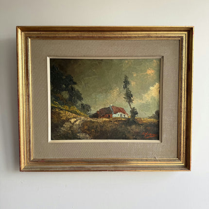 Detailed Landscape Oil Painting "Framed Painting" Expressive Artwork Holland Art Shop