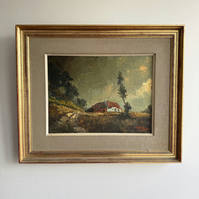 Detailed Landscape Oil Painting "Framed Painting" Expressive Artwork Holland Art Shop