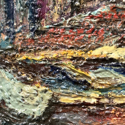 Expressive Seascape Oil Painting "Thick Paint" Elegant Small Art Holland Art Shop