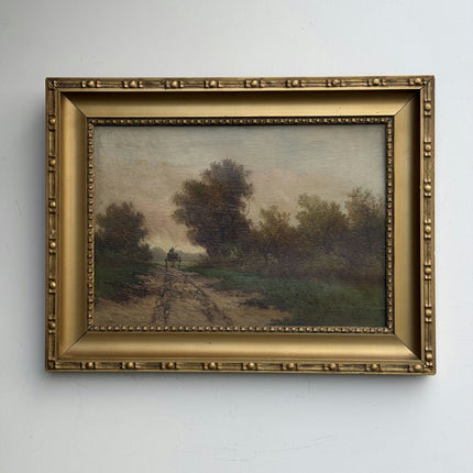Elegant Landscape Oil Painting "Gilded Frame" Detailed Artwork Holland Art Shop