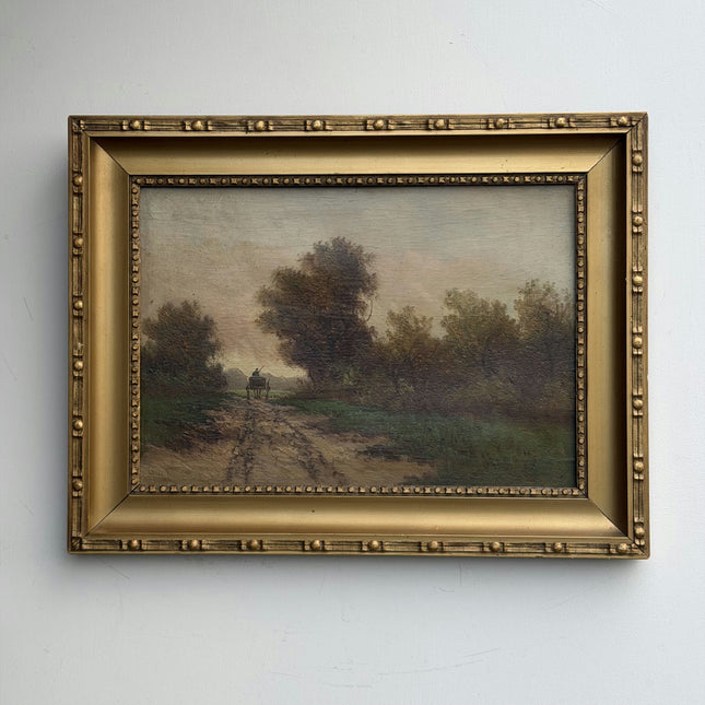 Elegant Landscape Oil Painting "Gilded Frame" Detailed Artwork Holland Art Shop