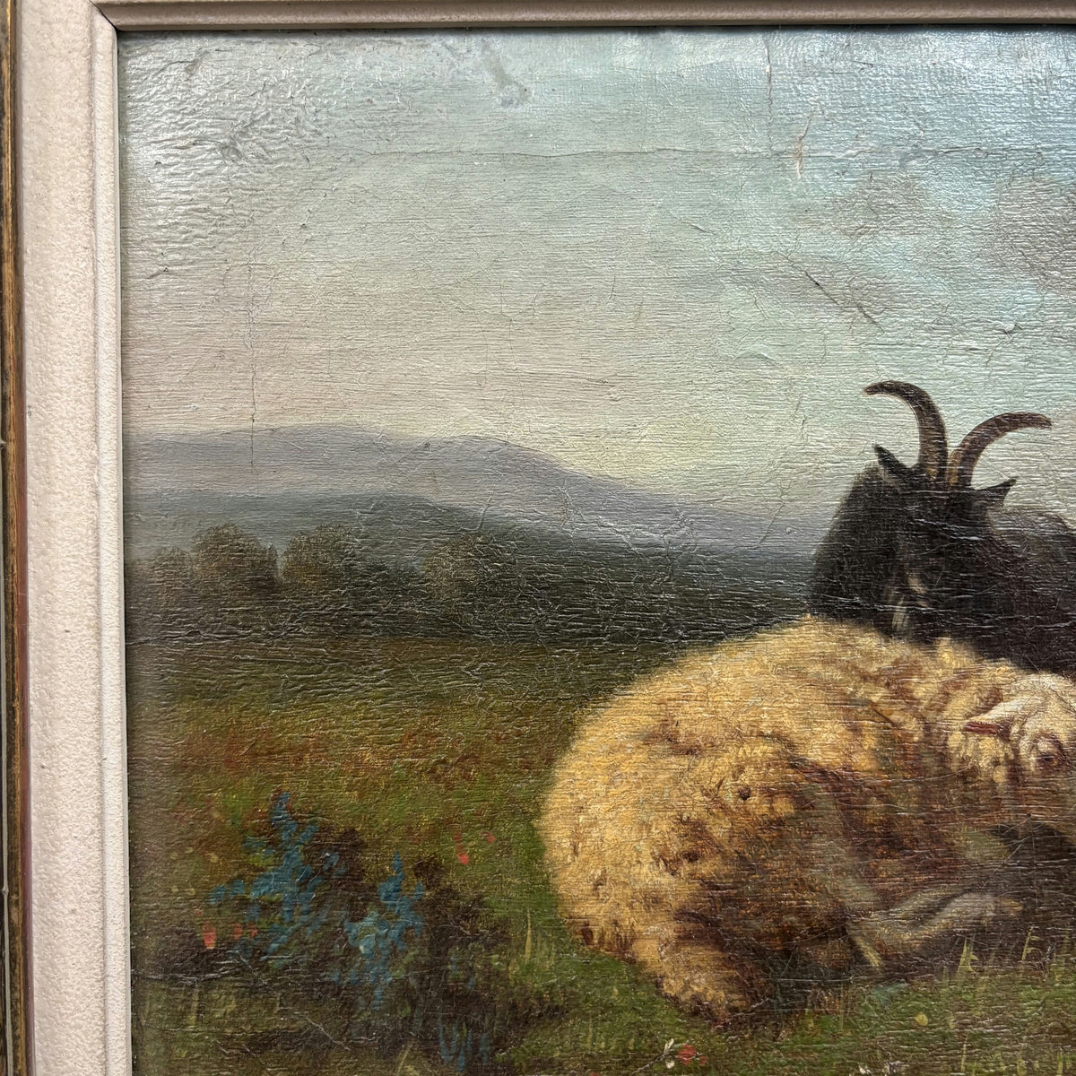 Edmond de Koninck 19th Century Animals Oil Painting 