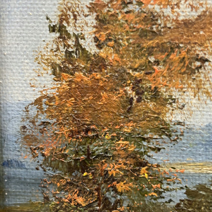 Detailed Landscape Oil Painting "Country Path" Refined Small Art Holland Art Shop