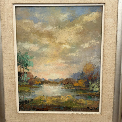 Authentic Landscape Oil Painting "Framed Painting" Rustic Art Holland Art Shop