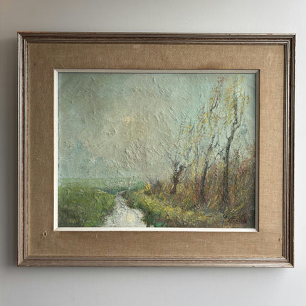 Vintage Landscape Oil Painting "Framed Painting" Traditional Large Artwork Holland Art Shop