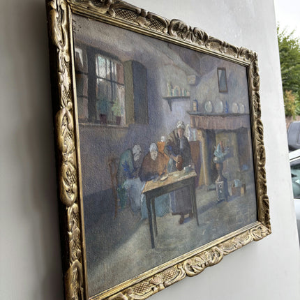 Refined Figurative Oil Painting "Elderly Man" Detailed Artwork Holland Art Shop