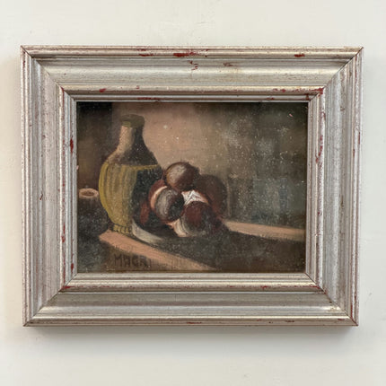 Handcrafted Still Life Oil Painting "Fruit Bowl" Detailed Small Art Holland Art Shop