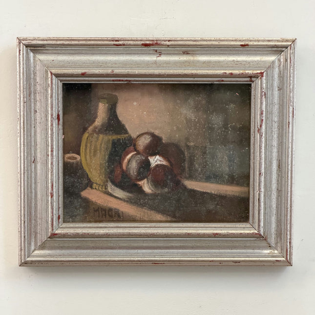 Handcrafted Still Life Oil Painting "Fruit Bowl" Detailed Small Art Holland Art Shop