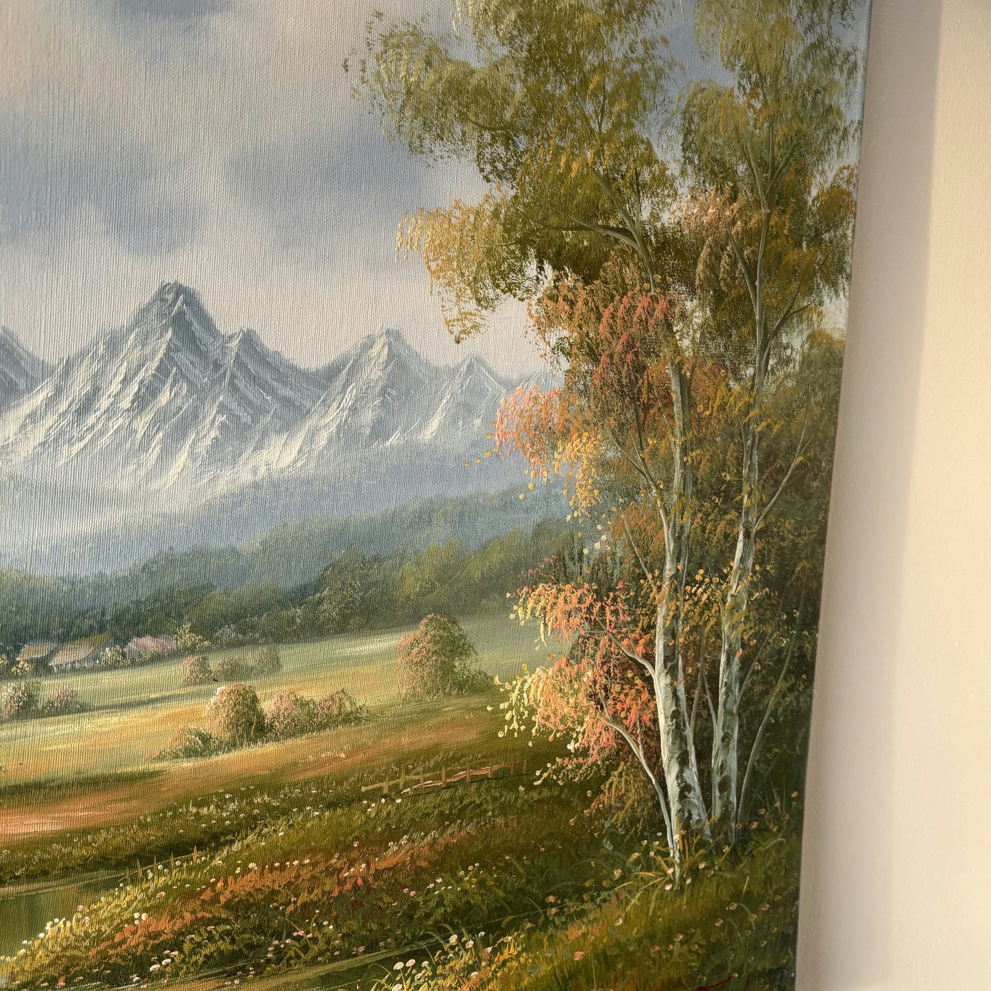 Wonderful Landscape Oil Painting "Weathered Barn" Expressive Large Art