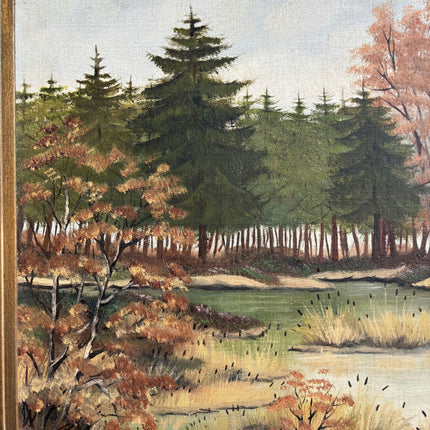 Elegant Landscape Oil Painting "Autumn Trees" Classic Artwork Holland Art Shop