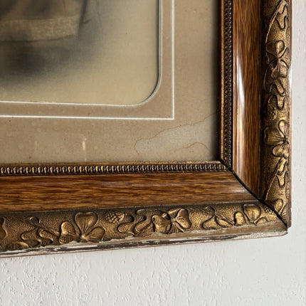 Antique Drawing Behind Glass Extremely Detailed Master Skill Art 19th Century - HollandArtShop